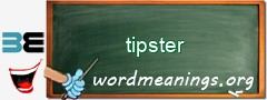 WordMeaning blackboard for tipster